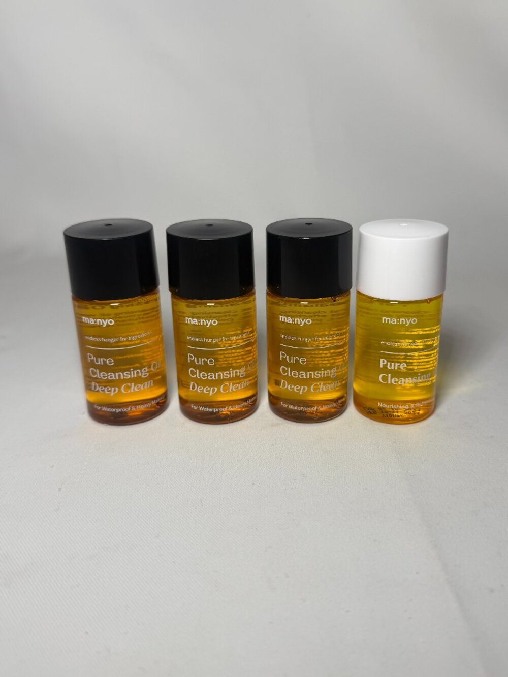 4x Ma:Nyo Pure Cleansing Oil Deep Clean 25mL Travel Size K-Beauty Vegan New